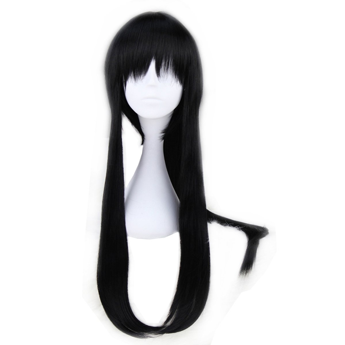 Miss U Hair D Gray Man Yu Kanda Long Black Color Anime Cosplay Wig