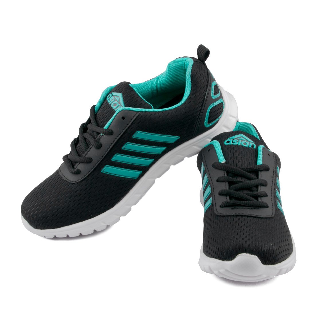 asian shoes butterfly-13 black firozi women sports shoes