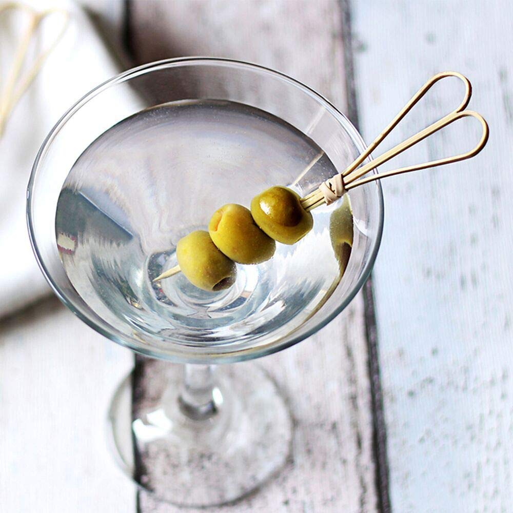 300 Stuzzicadenti Decorativi Per Cocktail - 3 Stili: Stelle, Cuori E Fiori, Lunghezza 12 Cm - Foto 4