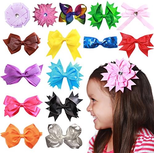 Hair Bows Clips for Girls - Kids Teens Women Accessories Educational Toy or Gift Crafts