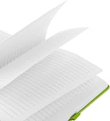 Lefute Grass Green A5 Notebook 200 Pages 80 GSM Hardback with Lined Pages view 4
