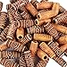Fani 60 Pieces Mixed Color Imitation Wood Beads Wholesale Dreadlock Hair Beads Braid Pins Rings Loose Beads DIY Accessory Barrel Beads