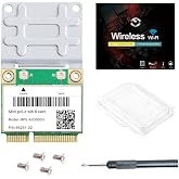 MPE-AX3000H WiFi 6 Card 802.11ax Dual-Band BT 5.2 Half Mini PCIe for Laptop | Up to 2.4Gbps(5GHz)+574Mbps(2.4GHz), OFDMA &amp; MU-MIMO, WPA3, 160MHz, Win10/11 64-bit, Laptop Upgrade