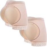 KIWI RATA Womens Butt Lifter Padded Lace Panties Enhancer Underwear
