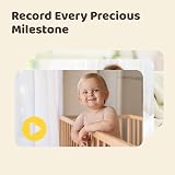 NETVUE Peekababy Smart Baby Monitor 5'' LCD Camera Night Vision 2-Way Talk view 7