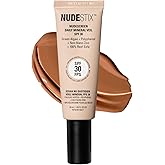 Nudestix Nudescreen Daily Mineral Veil SPF 30 – Lightweight Tinted Mineral Sunscreen with Zinc Oxide for UVA/UVB & Blue Light Protection