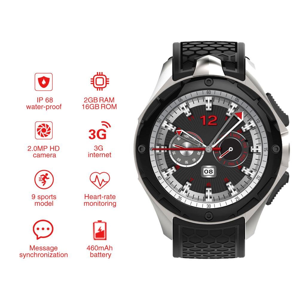 Amazon.com: AllCall W2 Smartwatch(2018 Upgrated), IP68 ...