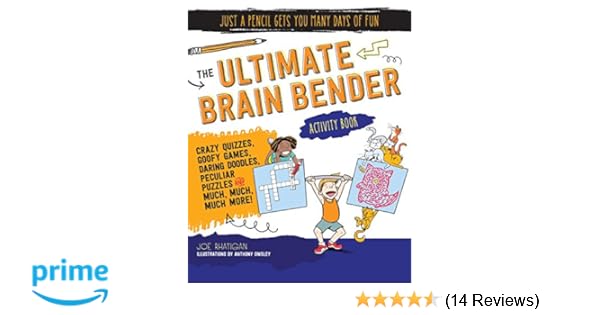 Amazon Com The Ultimate Brain Bender Activity Book Just A Pencil