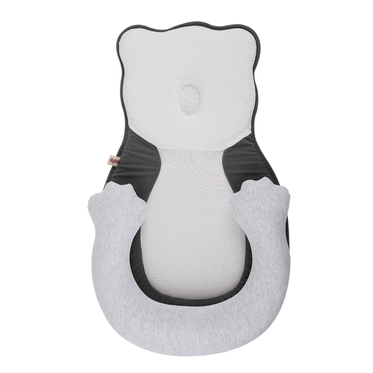 OTTOLIVES Portable Baby Bed Head Support Pillow Newborn Lounger Babies Bed Mattress Nest for Baby Sleep Positioning Removable Easy Cleaning Sleeping Lounger: Baby
