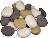 Stove Wizard 20 Large Ceramic Pebbles White Grey Beige 70mm Gas Fire Bio Ethanol view 9