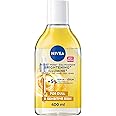 NIVEA Skin Brightening* Micellar Water for Dull and Sensitive Skin, Eyes, Lips and Face Cleanser with Vitamin C, Vitamin E an