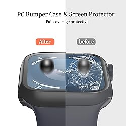 2 Pack Case with Tempered Glass Screen Protector