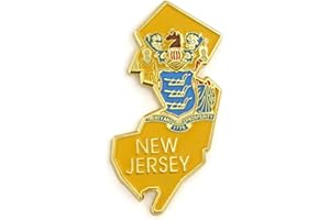 PinMart State Shape Flag Lapel Pin