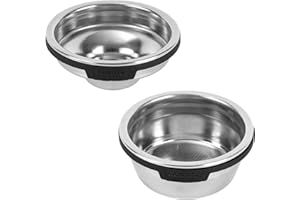 2pcs Single & Double Cup Coffee Filter Basket for Ninja Luxe Cafe ES601 & ES701, Stainless Steel Pressurized Portafilter Bask