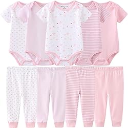 Baby Layette Set Baby Boys' 9-Piece Bodysuits Pants