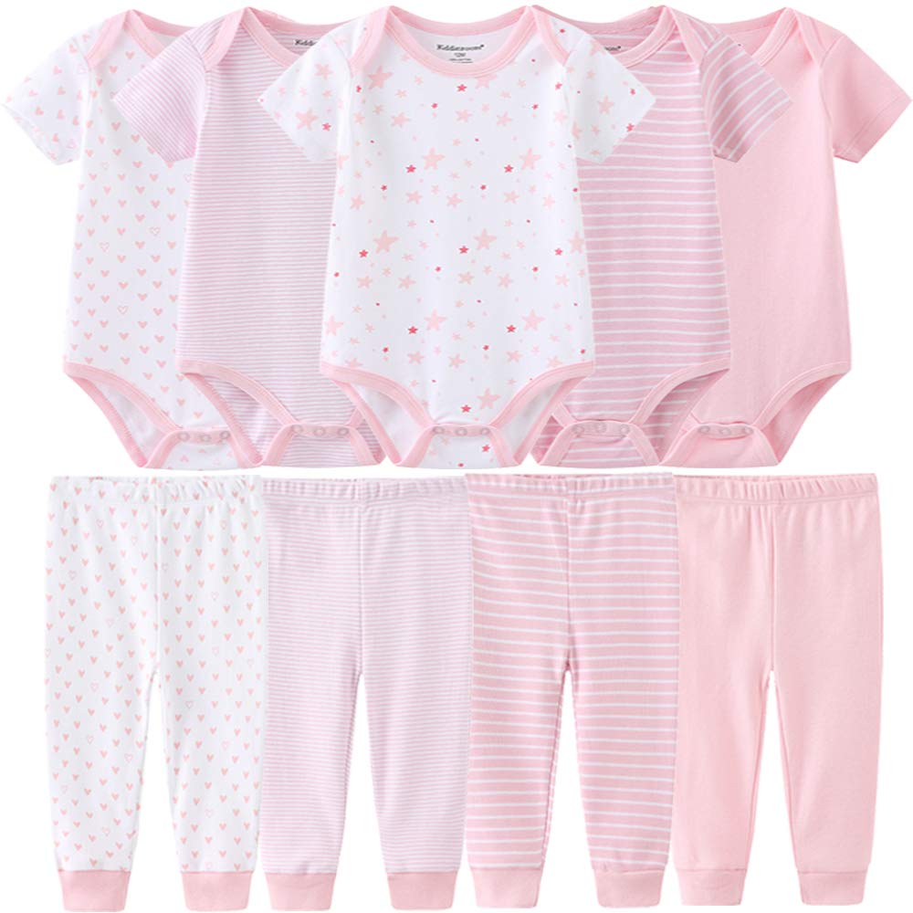 Baby Layette Set Baby Boys' 9-Piece Bodysuits Pants