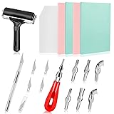 26Pcs Rubber Stamp Making Kit, Block Printing