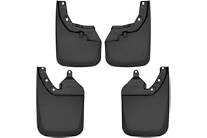 Husky Liners - Front & Rear Mud Guards | 2016-2023 Toyota Tacoma with OEM Fender Flares - Black, 2 Pc. | 56946