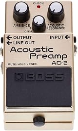 BOSS AD-2 Acoustic Preamp Pedal for Acoustic-Electric Guitar view 2