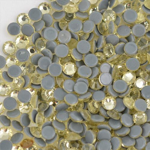 Premium PELLOSA Machine Cut Rhinestone Hot Fix SS-10(2.7mm-2.9mm) Jonquil 10 Gross