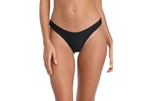 Ocean Blues Women's Cheeky Brazilian High Cut Bikini Bottom