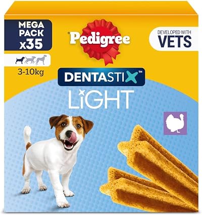 Pedigree Dentastix Light 35 Sticks Small Dog Dental Chews Turkey