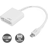 C&E CNE11274 Mini DisplayPort to DVI Female Adapter Cable for MacBook, MacBook Pro, iMac, MacBook Air and Mac mini