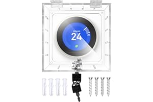groword Thermostat Lock Box with Key - Universal Cover for Nest & All Types (4.72''*4.53''*1.97'' or Smaller)