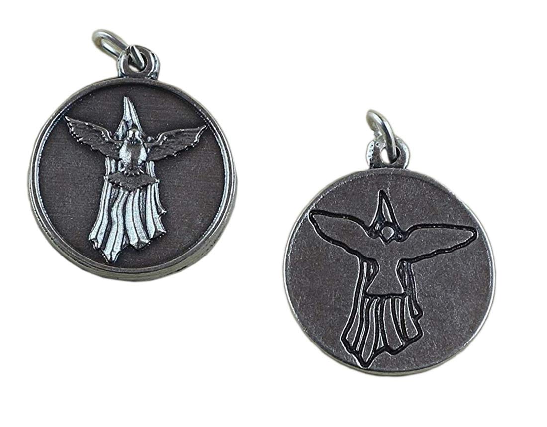 Eurofusioni Silver plated Medal Sacrament of Confirmation Dove of the Holy Spirit - 10 pieces