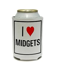 Amazon.com: GRAPHICS & MORE I Love Heart Midgets Can Cooler ...