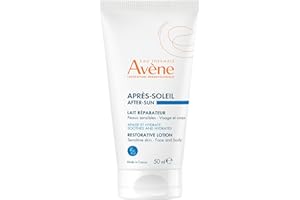 Eau Thermale Avène After-sun restorative lotion, for sunburns and overheated Skin, Jojoba Oil 50ml