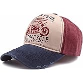 Elwow Men's Distressed Baseball Cap Retro Trucker Hat Outdoor Sports Sun Hat