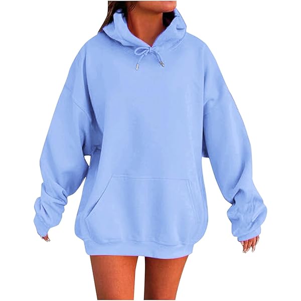 Amazon.com: MCILLO Basic Hoodie for Women Fleece Loose