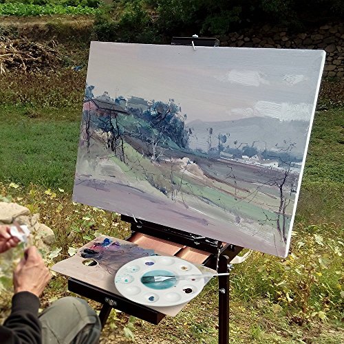10 Pieces Plastic Paint Tray Palettes for DIY Craft Professional Art Painting - Thumbnail 6