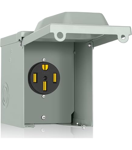 Eaton 8450N 50 Amp 250V 15-50 3-Pole/4-Wire Power Receptacle