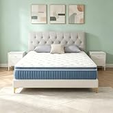 Breezleep Queen Mattress, 12 Inch Hybrid Queen Size Mattress in a Box | Medium Firm, Pocket Springs &amp; Gel Memory Foam, Strong Motion Isolation, Soft Feel Supportive