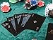 Premium Branded PVC Black Playing Cards-Water Proof, Bendable. Classic and Perfect for Casino or Texas Hold'em Las Vegas Style Adult Parties or Kid Friendly Game Night. Quality Plastic Deck