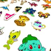 Assorted Pokemon Enamel Pins Lot No Duplicates - Official Pokemon TCG Pin