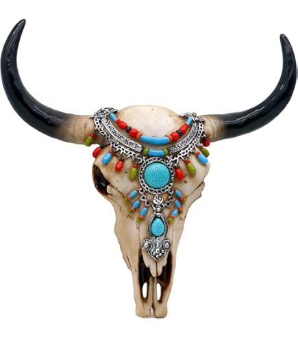 Amazon.com: De Leon Collections Rustic Southwest Tribal Bull Cow