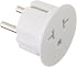 Seven Star SS409W US To Europe Schuko Plug Adapter - Grounded, 6 Pack For Germany France