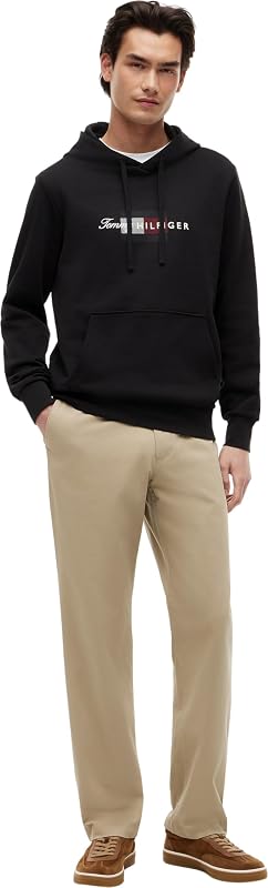 Sweat à Capuche pour Homme Script Flag MW0MW43220 - Noir (Noir), L — photo 5 sur 5