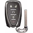 MechanMagic Key Fob Replacement Compatible with Chevrolet Equinox 2018-2021, Plastic Material, SUV, 5 Button, 315MHz, Part Numbers 13584498 13529650, FCC ID HYQ4AA