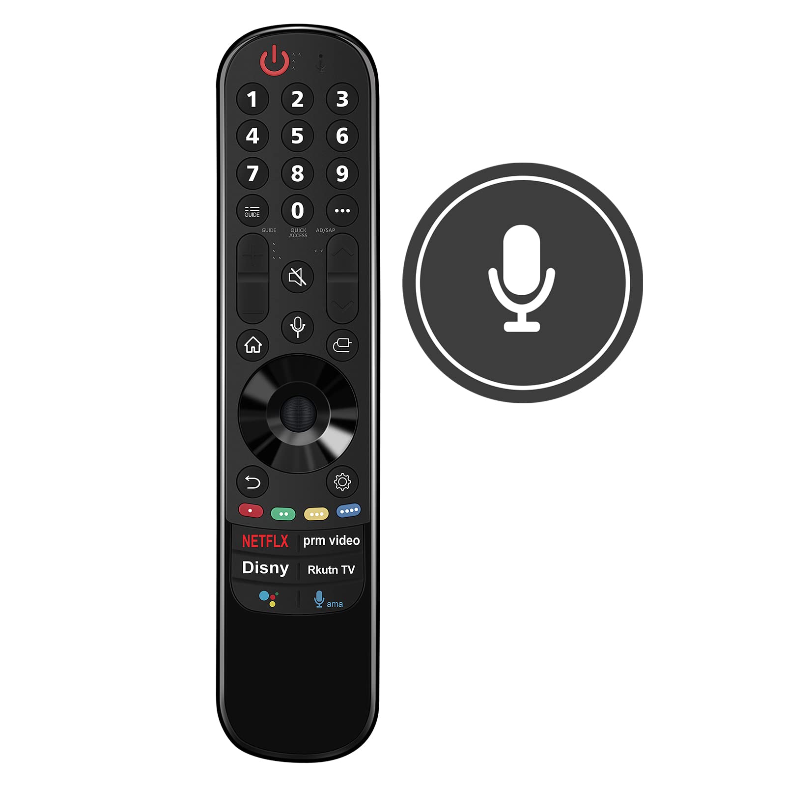 MR22GN VINABTY Replace Voice Remote Control Fit for LG 2022 LED TVs AN-MR22GN AKB76040009 OLED55G2PUA OLED65G2PUA OLED77G2PUA OLED83G2PUA OLED87G2PUA OLED97G2PUA OLED Z2
