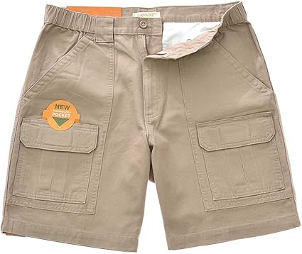 Savane men's comfort hiking cargo shorts Clearance