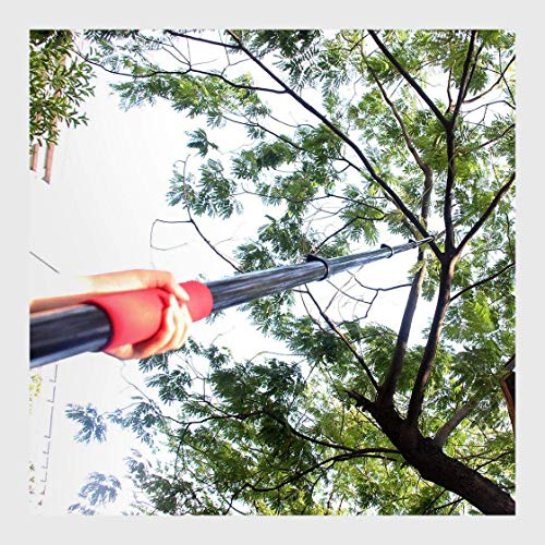 IF.HLMF Professionelle Teleskop-Baumsäge mit gebogenem Haken, Astsäge und Aluminium-Teleskopstange als Baumschneider mit… – Bild 7