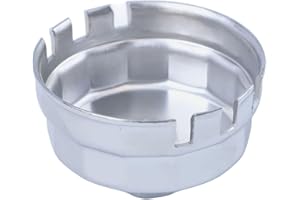 64mm 14-Flute Oil Filter Cap Wrench Removal For 1.8L Engines Compatible with For Corolla Matrix Prius For Auris For Socket Cu