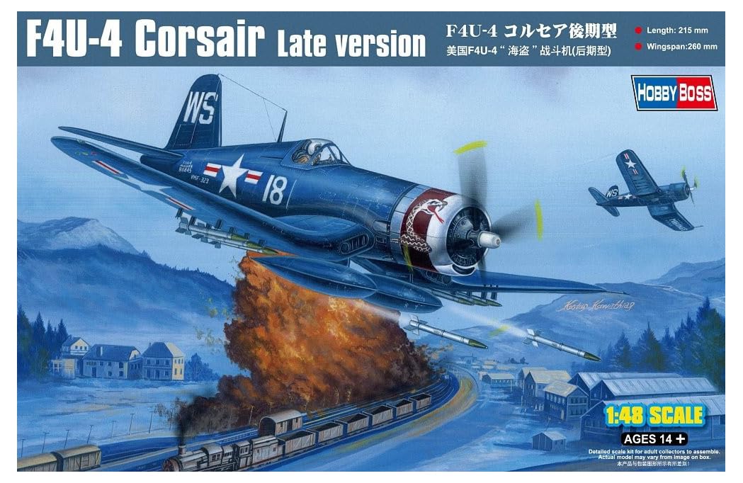 Hobbyboss 1:48 Scale F4U-4 Corsair Late Version Assembly Kit