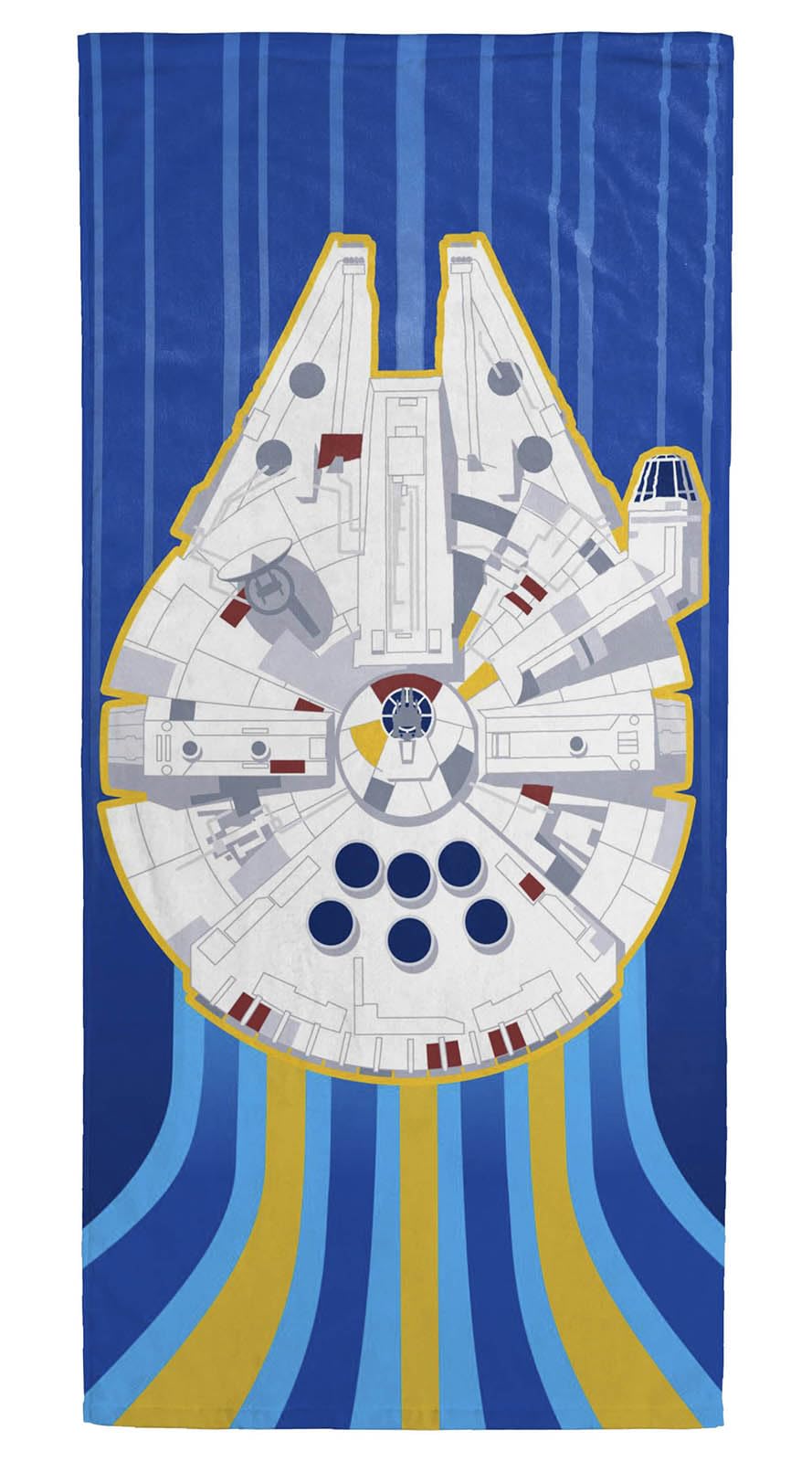 Jay Franco Star Wars Towel with Millennium Falcon For Bath, Beach, & Pool, 71cm x 147cm