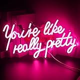 Lucunstar You're Like Really Pretty Neon Sign,Led