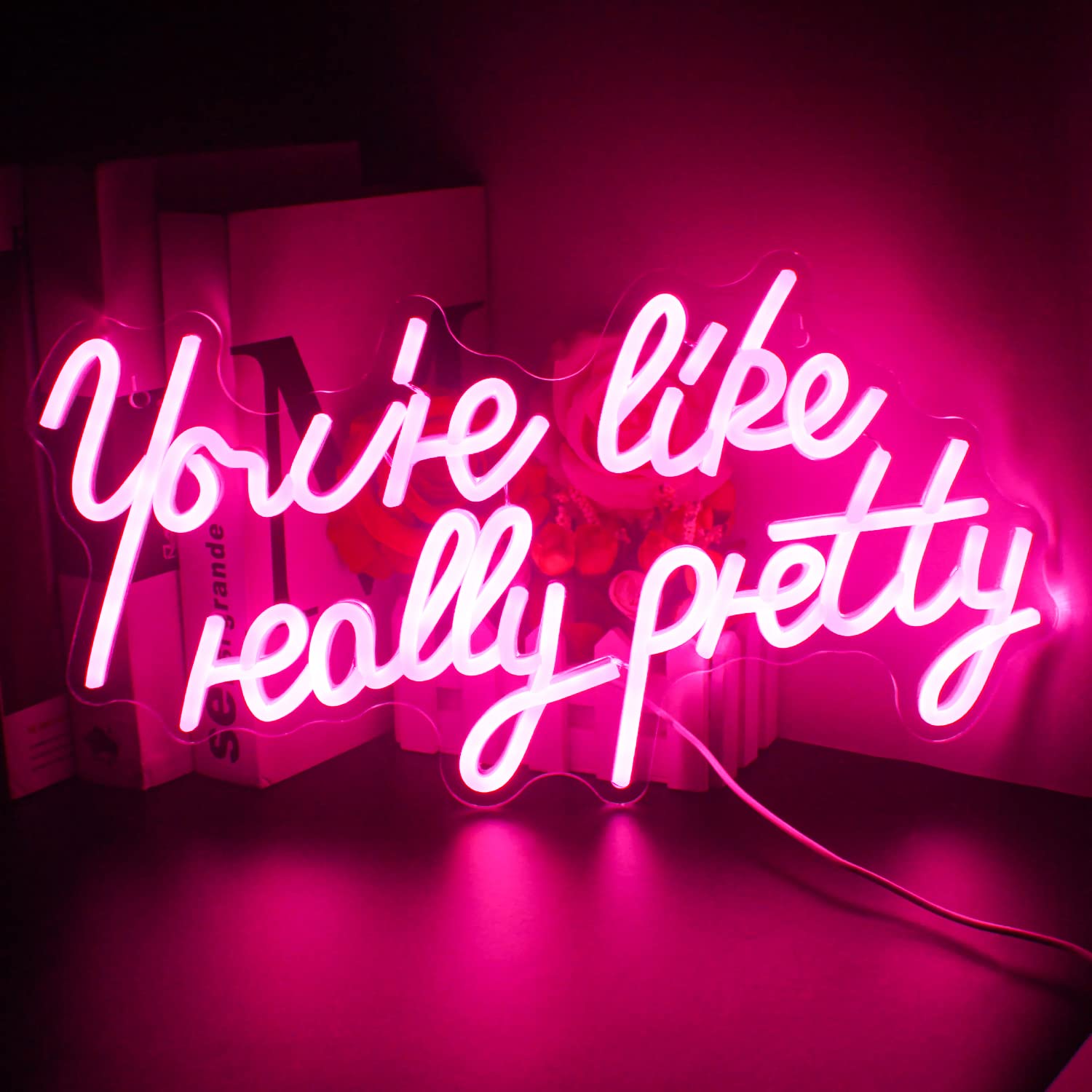 Lucunstar You're Like Really Pretty Neon Sign,Led